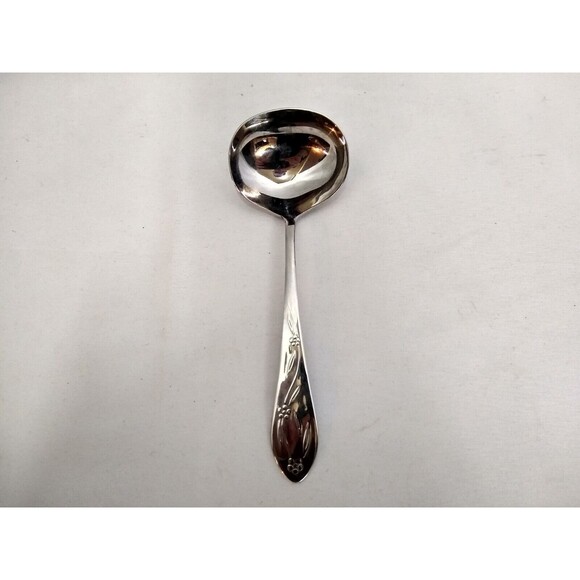 VINTAGE Temptations by tara Old World Floral Small Gravy Ladle - Picture 1 of 7